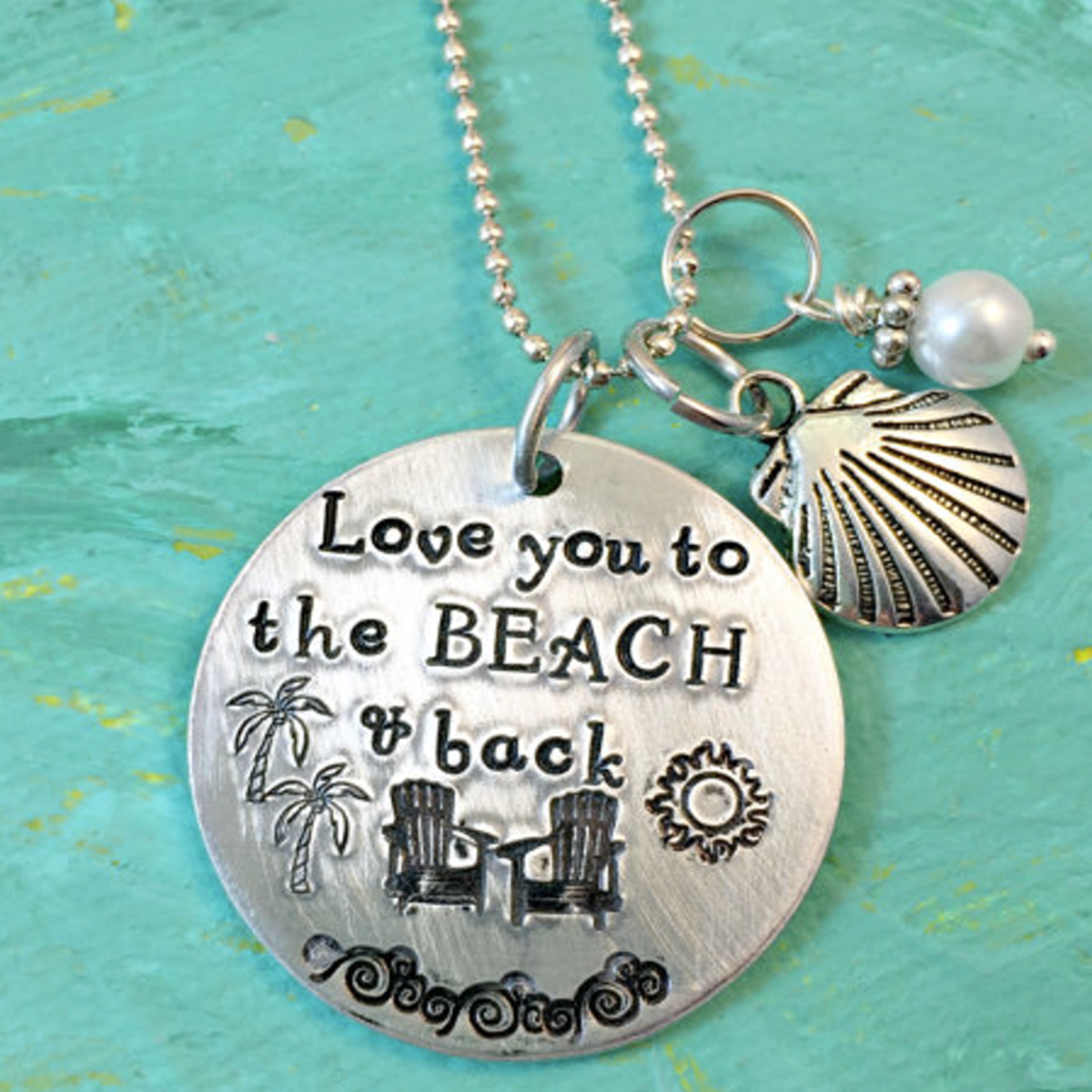 "Love You To The Beach And Back" Necklace