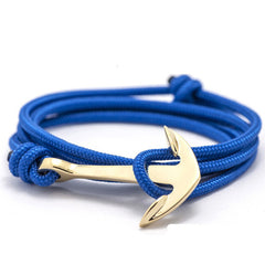 Hand Crafted Beach Lovers Unisex Anchor Bracelet