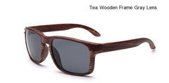Wood Textured Wayfarer Sunglasses